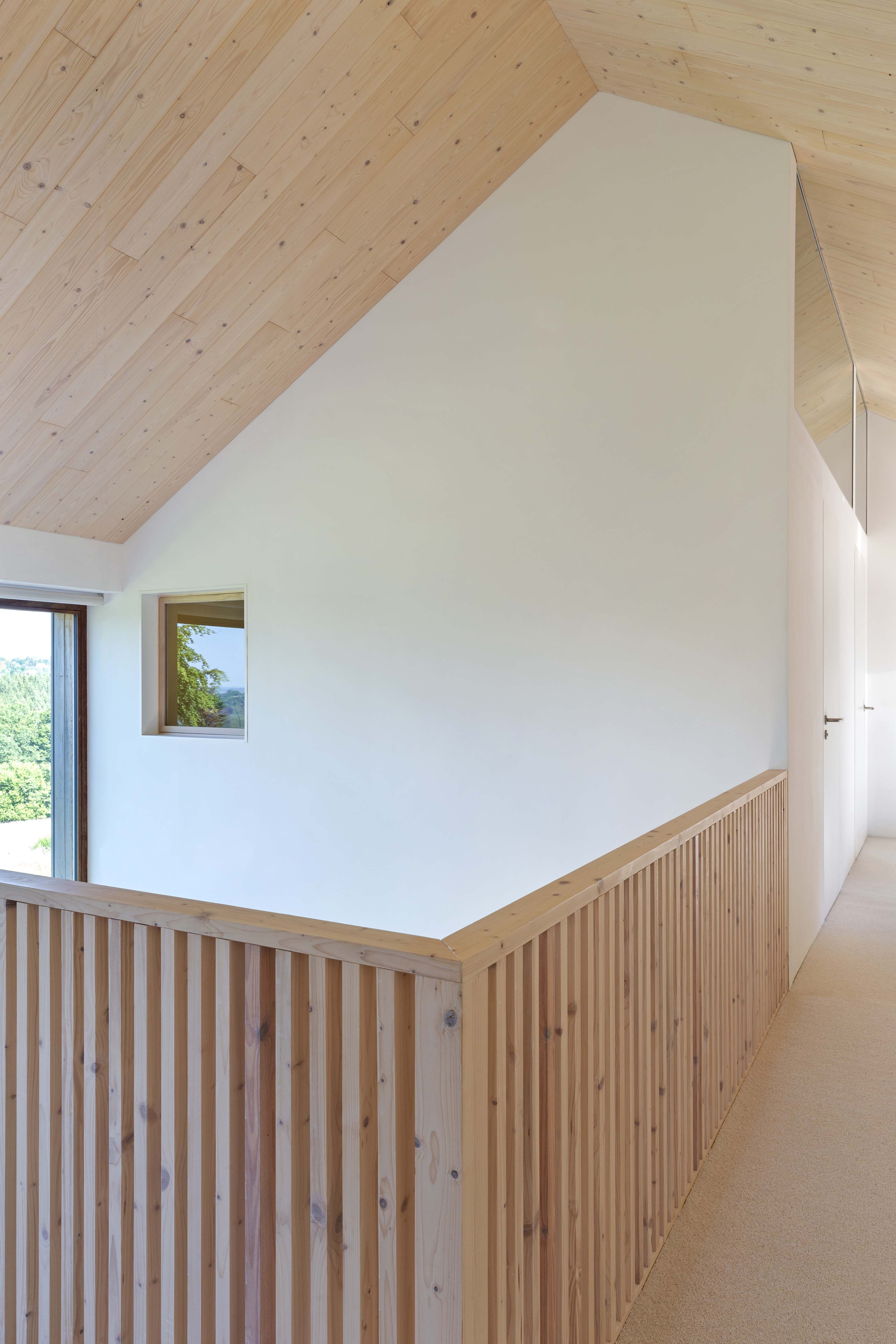 Plafond Sapin Blanc du Nord - Arch. Charlotte Nelles
