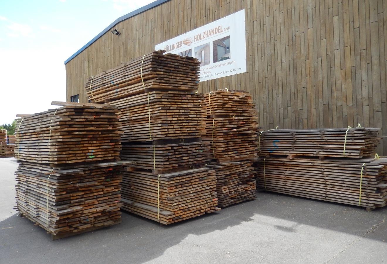 Eiche windtrocken